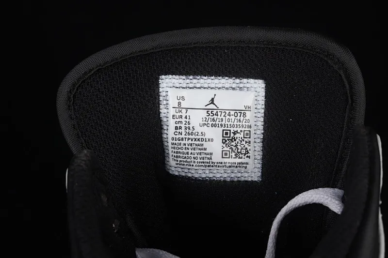 All categories Air Jordan Jordan series basketball shoes Air Jordan 1 Mid Air Jordan 1 Mid AJ1 Joe 1 ice blue gray China casual sneakers 554724-078